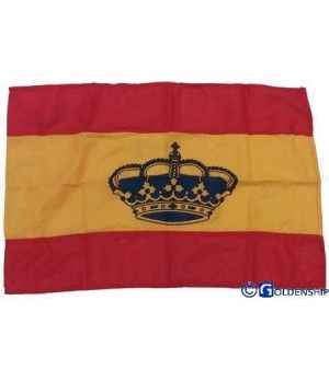 BANDERA ESPAÑOLA  70x100 c/CORONA