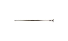 SS. FLAG POLE 80 CMS.Fabricada en tubo cónico de acero inox de 22 mm. y base de acero inox
