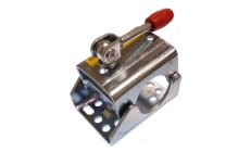 FASCETTE INOX 60 MM. 500 KG.Abrazadera para rueda jockey de 60 mm. Maneta abatible. Fabricada en acero galvanizado