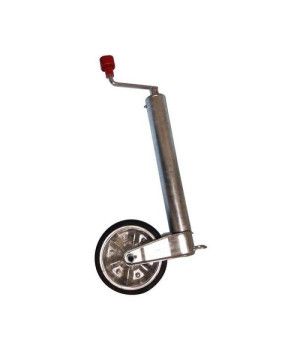 TRAILER JACKRueda jockey telescópica, para remolques. Fabricada en tubo de acero galvanizado. Rueda de goma. Llanta de acero