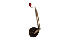 TRAILER JACKRueda jockey telescópica, para remolques. Fabricada en tubo de acero galvanizado. Rueda de goma. Llanta de plástico