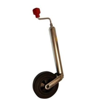 TRAILER JACKRueda jockey telescópica, para remolques. Fabricada en tubo de acero galvanizado. Rueda de goma. Llanta de plástico
