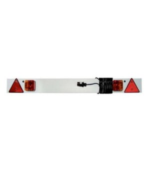 BARRA LUCES AEREOKit eléctrico con soporte de plástico, para las luces posteriores del remolque. Con 6 m de cable