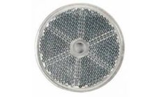 WHITE ROUND REFLECTORAtornillable. Color blanco