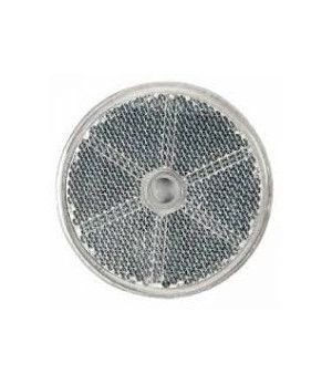 WHITE ROUND REFLECTORAtornillable. Color blanco