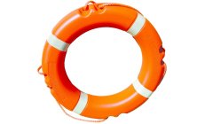 HOMOLOGATED RING LIFEBUOY 75 CMFabricado en polietileno moldeado con interior de espuma de poliuretano expandido. Homologación: 