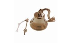 SHIP BELL 100MMFabricada en bronce pulido. Con soporte para pared