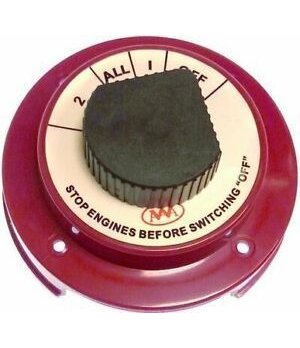 DESCONECTADOR DE BATERIA 250AInterruptor selector para 2 ó más grupos de baterías. Cuerpo de policarbonato marino y contactos de