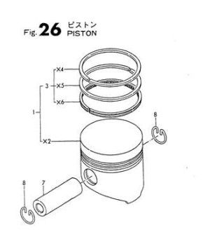 PISTON YANMAR 128671-22090