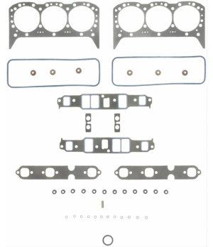 KIT JUNTAS SUPERIOR V6 4.3Motor con eje equilibrado. Incluye juntas tapa válvulas de goma PermaDry y retenes. Para motores Mercr
