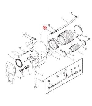 Conector Mercruiser 22-42683 - vista detalle