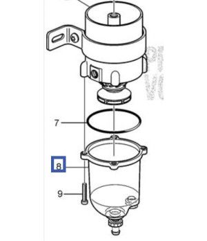 TAZA FILTRO VOLVO 3838848