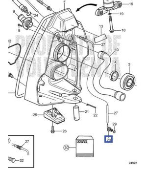Racor Volvo 3883719 VOP3883719 - vista detalle