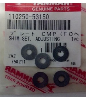 KIT LAMINAS INYECTOR YANMAR 110250-53150PARA MOTORES YANMAR: 
1GM, 1GM10, 1GM10(YMI), 1GM10C, 1GM10L, 1GM10VE, 1GML, 1GMY-C, 1GM