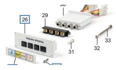 PANEL SIMBOLOS VOLVO 858876
