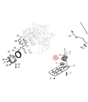 OIL PUMP V6 V8 809907002