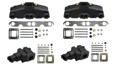 KIT COLLECTEURS ET COUDES MERCRUISER 5.0 5.7 6.2Kit compuesto por 2 colectores, 2 codos y 4 juntas. Los codos son compatibles co