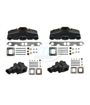 KIT Colectores y Codos Mercruiser 5.0 5.7 6.2 KITCOLMCMV8