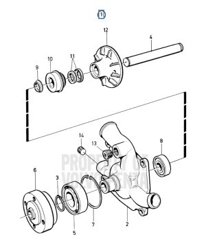 BOMBA AGUA DULCE ORIGINAL VOLVO 3836405