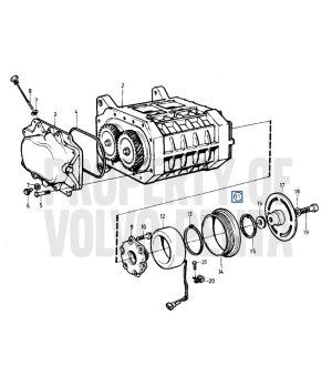 Embrague Compresor Volvo 3581724 RM3581724 - vista detalle
