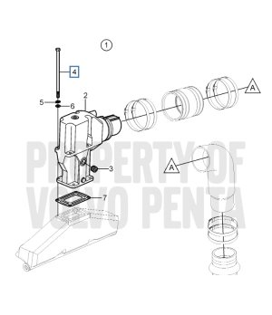 Tornillo Codo 3852830 REC3852830 Mercruiser - medidas
