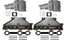 MERCRUISER V6 ELLENBOGENVERTEILER-KIT 99746A17 807988A03Kit compuesto por 2 colectores, 2 codos, juego de juntas y tornillos de 