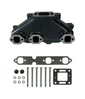 MERCRUISER V6 ELLENBOGENVERTEILER-KIT 99746A17 807988A03Kit compuesto por 2 colectores, 2 codos, juego de juntas y tornillos de 
