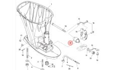 SUPPORT MOTEUR MERCURY 44343T1