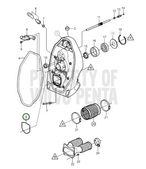 JUNTA ORIGINAL VOLVO 3860984