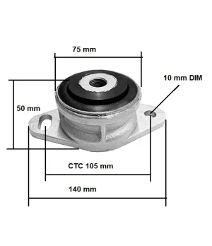 VOLVO RUBBER CUSHION 843323