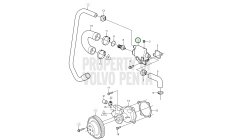 Cuerpo Termostato Original Volvo 3861550 VOP3861550