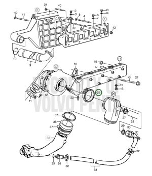 EXHAUST CLAMP 21325765REFERENCIA ORIGINAL VOLVO 21325765