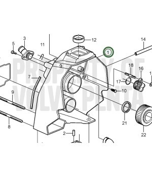 CUERPO TRANSOM ORIGINAL VOLVO 3817148