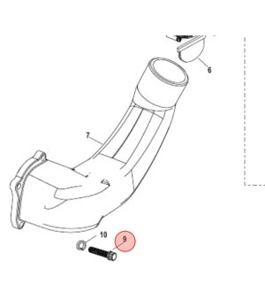 TORNILLO 0,375-16 x 1,25 MERCRUISER 10-8M0113174