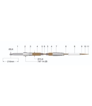 STEERING CABLE 7.5M VOLVO 3848355