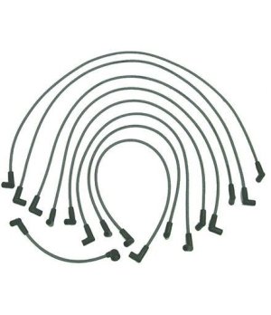 SPARK PLUG WIRE SETNúcleo del cable de Kevlar de 8 mm antimagnético - Funda de silicona amarilla - Terminales bujías con muelle
