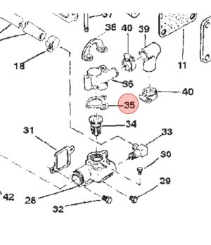 PLANKEMercruiser Mercury: 27-47590-1, 27-475901, 27-47590Q01, 47590, 475901, 47590B1; 
OMC/Johnson/Evinrude: 0508543, 0508617; 
