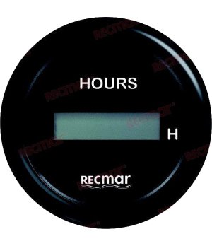 MONTRE COMPTEUR DES HEURES NOIRES51 mm