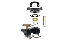 KIT CORPO TERMOSTATO V8 7.4LLos agujeros del colector de admisión están a 80º del centro del cigüenal.