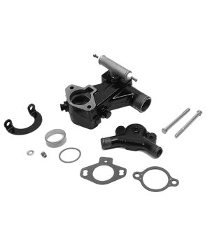KIT CORPO TERMOSTATO V8 7.4LLos agujeros del colector de admisión están a 80º del centro del cigüenal.