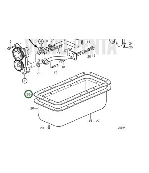 Junta Carter Original Volvo 861250 VOP861250 - vista detalle