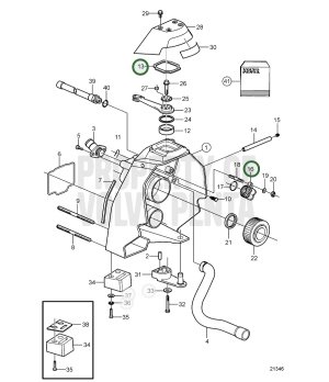 Junta Volvo Original 3857087 VOP3857087 - vista detalle
