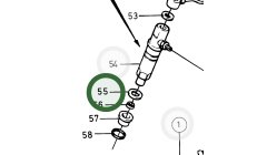 Junta Inyector 1542159 REC1542159 Volvo Penta