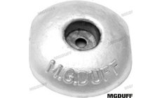 Ânodo Disco 15cm (MGDZD58)Ânodo disco de 15cm em zinco puro para proteção contra corrosão marinha de motores e componentes subme