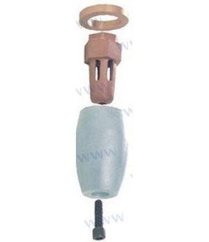 Ânodo MCM 809666A1 (CMPNDAC09)Ânodo de sacrifício MCM 809666A1 para proteção contra corrosão em motores náuticos. Essencial para