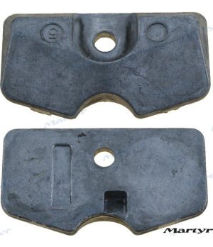 Ânodo Parsun F2.6-F4-F6 (CM4022)Ânodo de sacrifício Parsun para motores F2.6-F4-F6. Protege contra corrosão em água salgada.