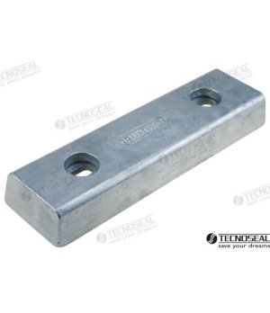 Ânodo Rectangular 300x80x46 (TEN00245)Ânodo rectangular de sacrifício 300x80x46 mm para proteção contra corrosão de embarcações.