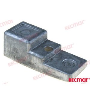 Anodo di Zinco (REC55321-90J01)Anodo sacrificale in zinco puro per protezione catodica di motori e componenti marini. Previene l