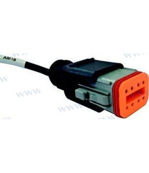 Cabo Adaptador de Diagnóstico (AM18) VolvoCabo adaptador de diagnóstico AM18 para motores Volvo Penta. Conector de alta precisão