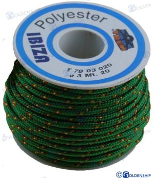 "IBIZA" REEL 3 mm GREEN